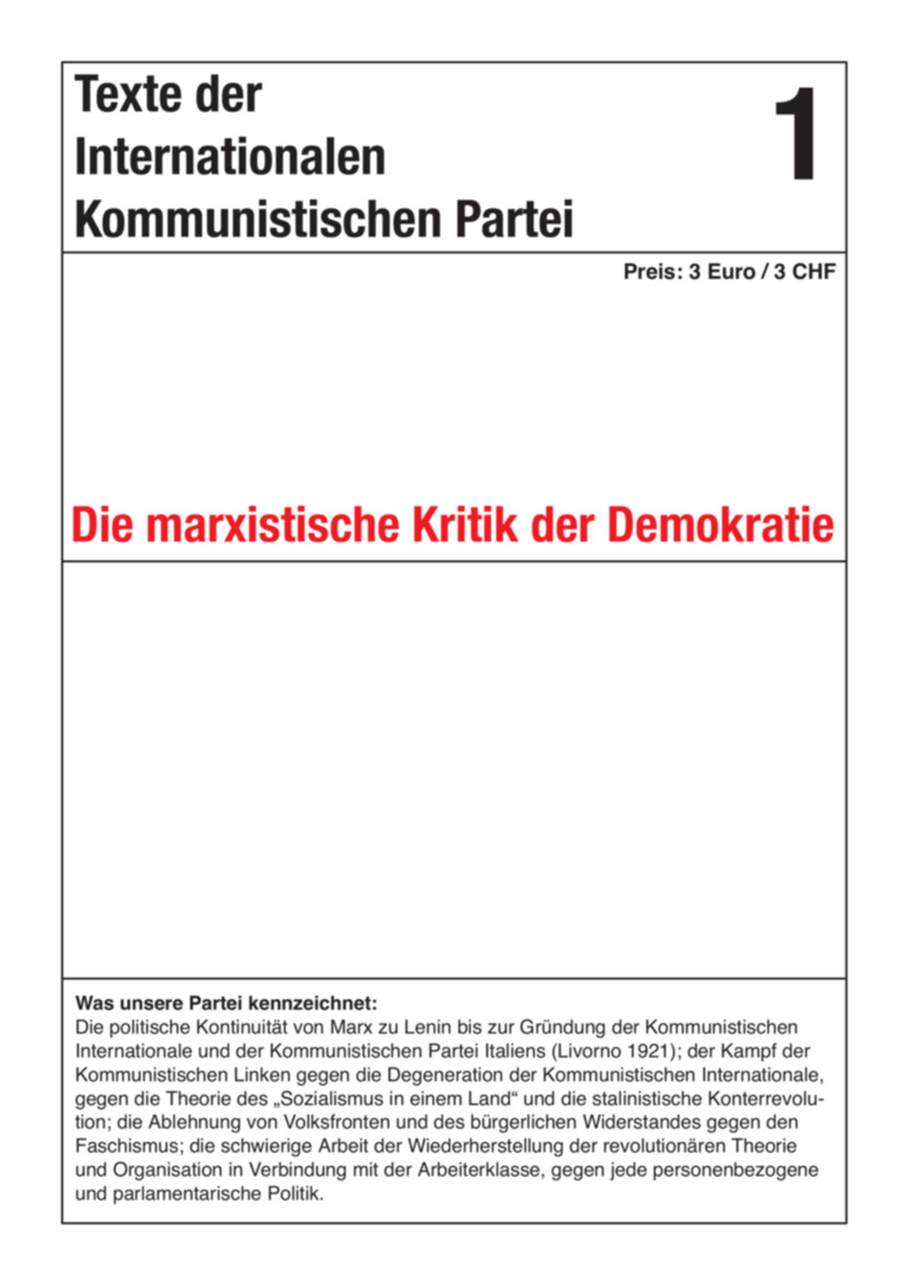 Die marxistische Kritik der Demokratie